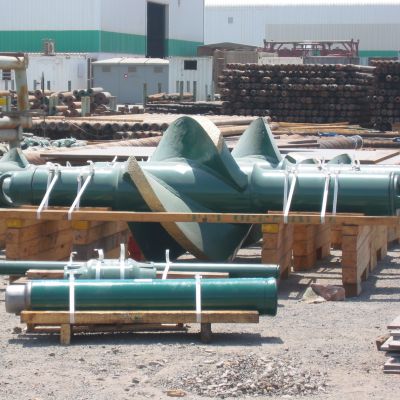 Oil and Gas Drilling Equipment Palletised with Cordstrap Cargo Restraint Systems Pty Ltd