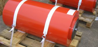 Applications Machinery Parts Secured on Pallets with Cordstrap Strapping Cargo Restraint Systems Pty Ltd