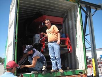 How to secure heavy machinery in shipping containers