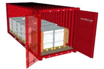 AnchorLash Soft Packaging in 20ft Container