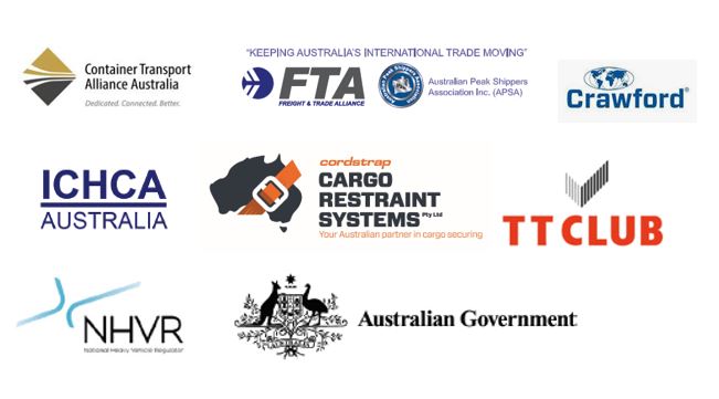 FTA, CTAA, NHVR, Cargo Restraint Systems, TT Club and Crawford logo