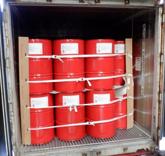 Reefer Lashing Points and AnchorLash Securing Drums in Reefer Container