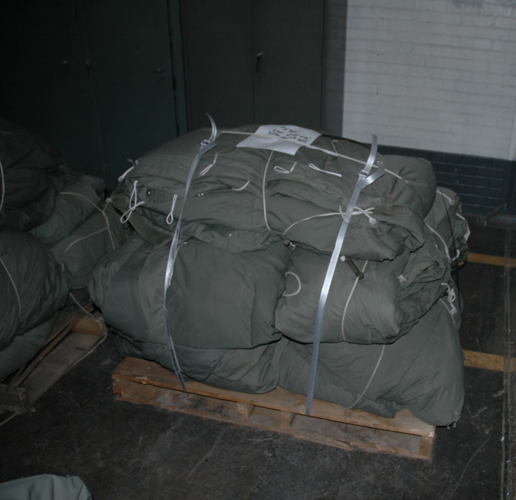 Palletised Military Duffel Bags - Cargo Restraint Systems